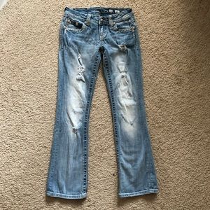 Miss Me Light Wash Bootcut Jeans 26